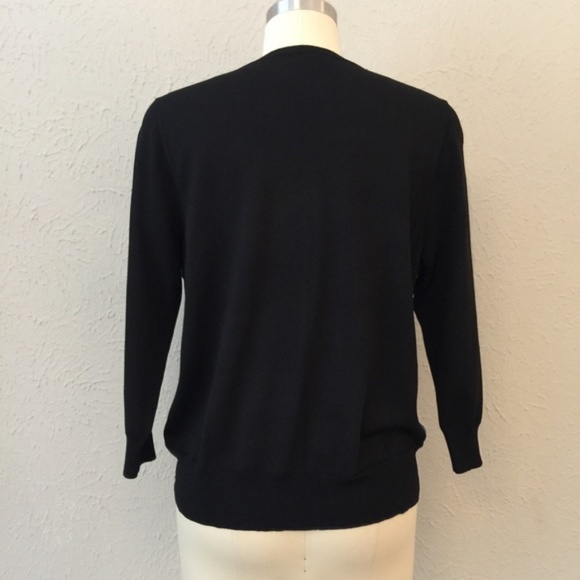 Ann Taylor Chiffon Front Floral Print Cardigan - Picture 3 of 4